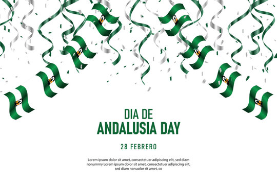 Andalusia Day background.