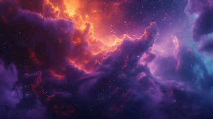 Obraz na płótnie Canvas an image of a purple and blue starry sky in