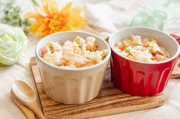 マグカップご飯　