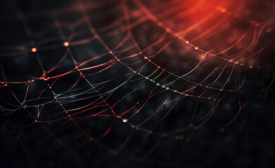 texture background image of a spider web