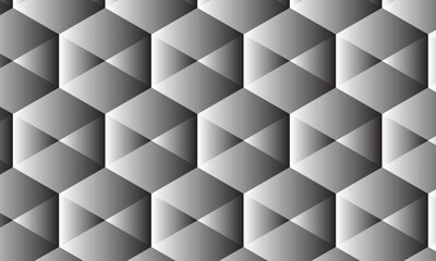 abstract repeatable seamless black white gradient rhombus pattern.