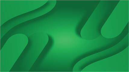 cool 3D abstract green background