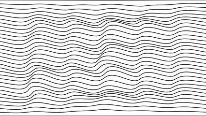 Abstract wave element for design. digital frequency track equalizer. stylish line art background. Vector illustration Waves with lines are created using the blend tool. Curved wavy lines and smooth