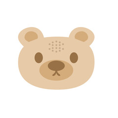 Adorable Bear, Cute Cartoon Bear Face