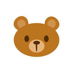 Adorable Bear, Cute Cartoon Bear Face