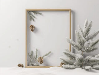 Winter Themed Frame Mockup