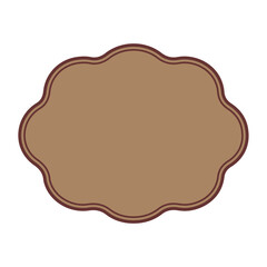 retro vintage sticker label