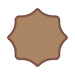 retro vintage sticker label