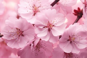 A close-up view of a bunch of pink flowers. Perfect for adding a touch of beauty and elegance to any project or design