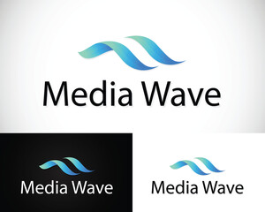 wave design concept creative ocean beach business design concept travel media emblem