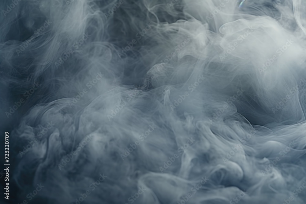 Poster Smoke captured in a close-up shot. Perfect for adding an atmospheric touch to any project