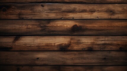 A close up of a wooden wall with a clock. This image can be used to depict time management, rustic...