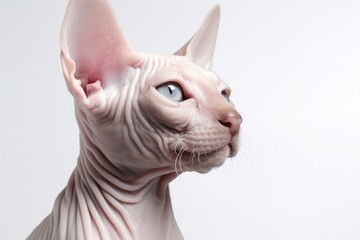 A close-up photograph of a cat with mesmerizing blue eyes. Perfect for animal lovers and cat enthusiasts