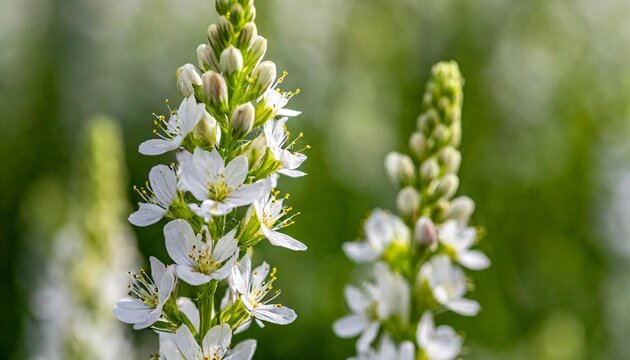 gooseneck loosestrife white flowers with scientific name lysimachia clethroides