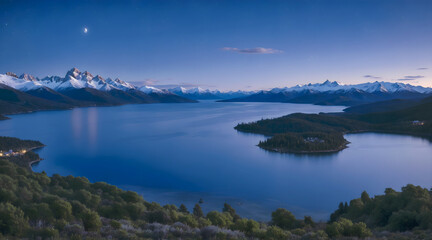 Fototapeta premium lake in the mountains