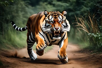 Fototapeta premium tiger in the zoo