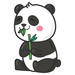 Panda doodle cartoon