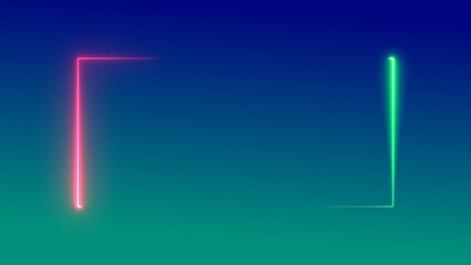 abstract glowing neon squire illustration gradient colorful background