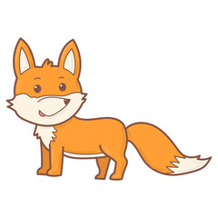 fox doodle cartoon