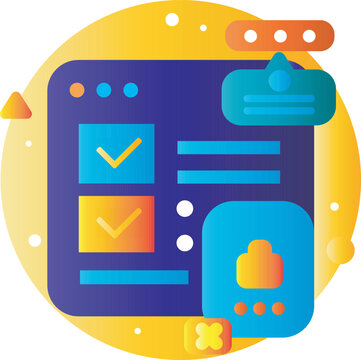 UX UI design. App interface improvement for user. Modern technology concept. Isolated vector illustration in flat style