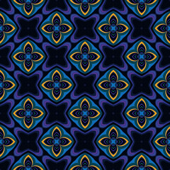 floral simple abstract batik textile