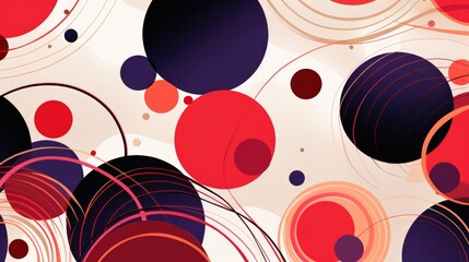 Obraz premium beautiful background with stripes, checks, circles