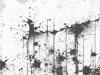 Black and white Grunge Background.  Black and white grunge texture. Black paint splatter isolated on white background. Abstract mild textured effect. Eps 10.