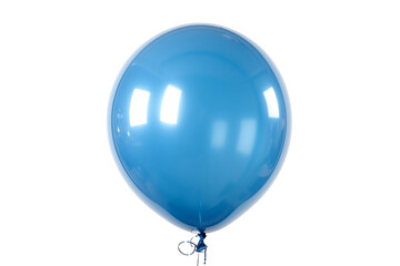 Globo de fiesta azul aislado