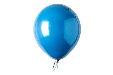 Globo de fiesta azul aislado