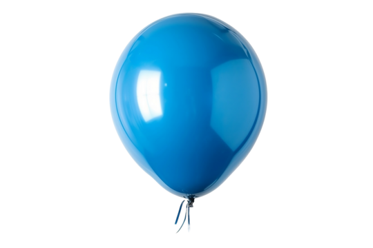Globo de fiesta azul aislado