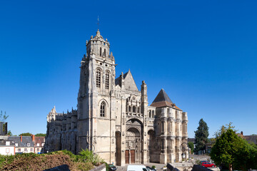 Fototapeta na wymiar The Saint-Gervais-Saint-Protais de Gisors Church