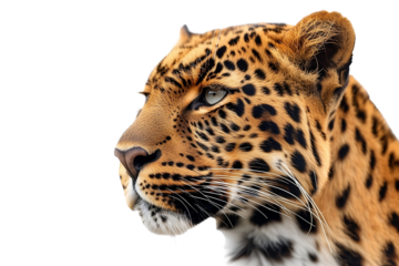 Leopardo aislado
