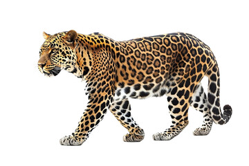 Naklejka premium Leopardo aislado