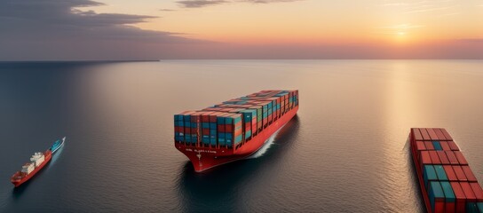 Freight vessel , ocean shipping