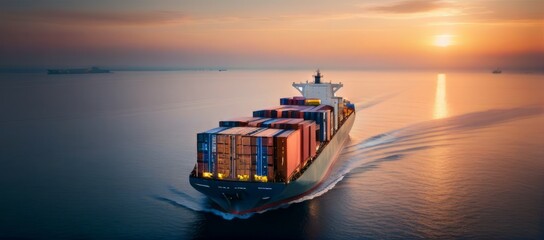 Freight vessel , ocean shipping