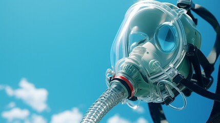 medical aerosol. bronchitis nebulizer mask. Compressor Inhaler with long air tube . Steam bronchit, astma inhalation.