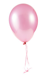 pink balloon isolated