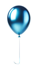  metallic blue balloon