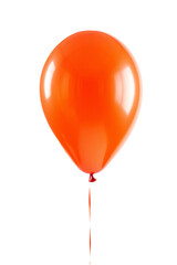 Orange balloon isolated