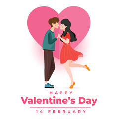 lovely couple valentine's day background