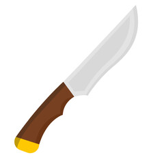 Knife line icon. Blade, weapon, blood, murder, steel, tip, sheath, blade, wound. Vector icon for business and advertising