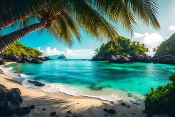 tropical beach Beautiful landscape