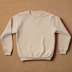 Gildan Sand Sweatshirt Mockup