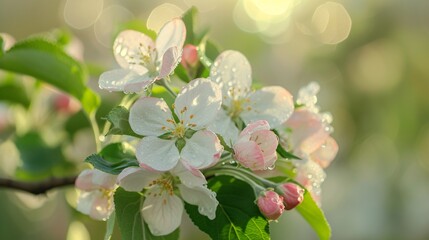 Spring Blossoms in Soft Morning Light