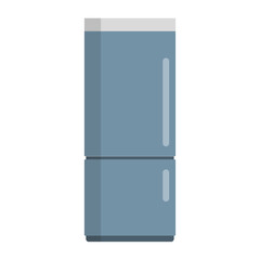 Refrigerator line icon. Food, ice, cold, groceries, freezer, kitchen, milk, ice cream, meat, freon, appliances. Vector icon for business and advertising