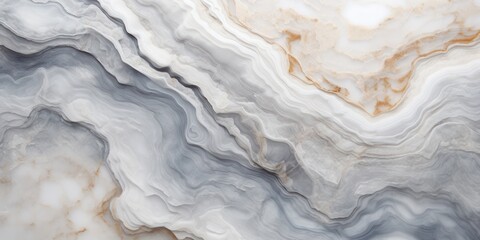 Fototapeta premium White curly marble texture background