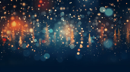 Obraz premium Featuring stunning soft bokeh lights and shiny elements. Abstract festive and new year background