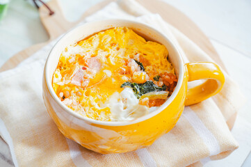 マグカップで作るレンチンオムライス