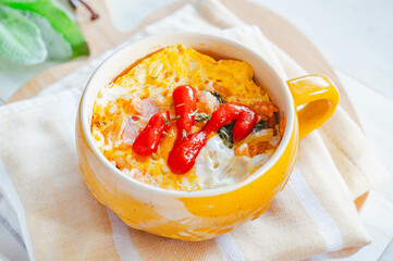 マグカップで作るレンチンオムライス