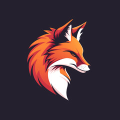 Obraz premium red fox illustration